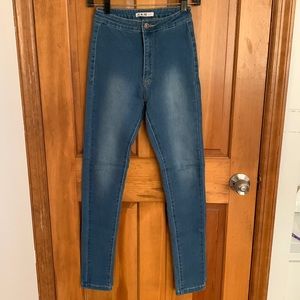 NEW high waist jeans stretchy jeggings